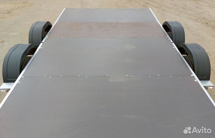 Двухосный прицеп-платформа без бортов 3.5х1.95 R13