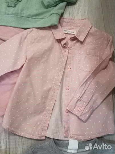 Вещи для девочки пакетом 86-92