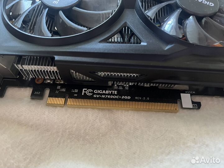 Видеокарта gigabyte