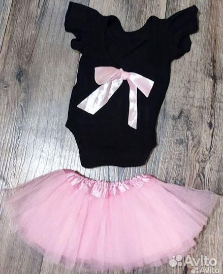 Боди и юбка с фатина, размер 74