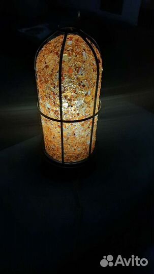 Янтарь, лампа, светильник