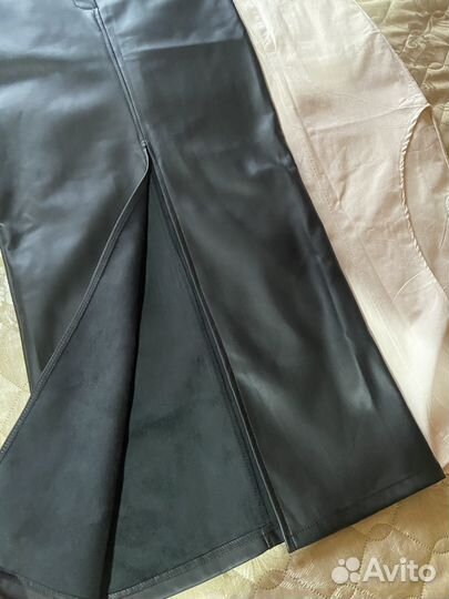 Кожаная юбка