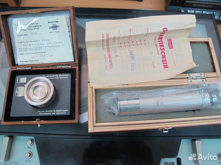 Микрофон измерительный Bruel & Kjaer+капсюль