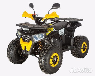Квадроцикл Avantis Optima 8 New+ черный/желтый