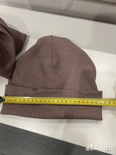 Женский шарф снуд и шапка