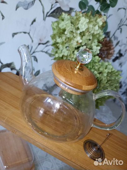 Чайник заварочный стеклянный