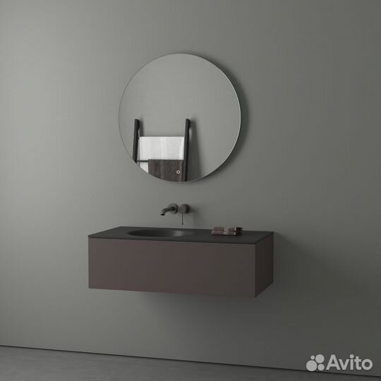 Зеркало настенное с LED-подсветкой, сенсорный вык