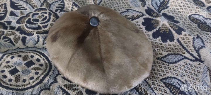 Меховая мужская кепка