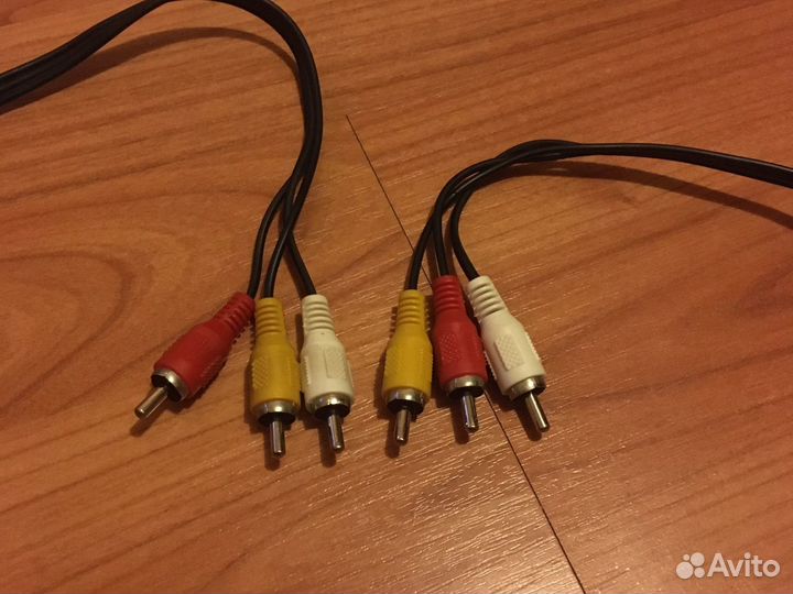 Кабель 3 rca тюльпан