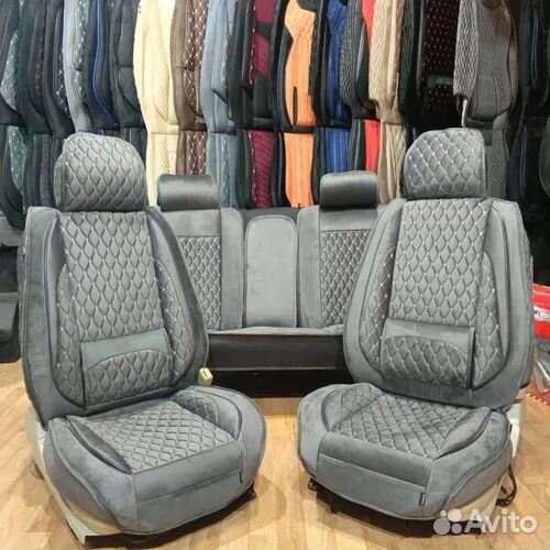 Чехлы на весь салон из Алькантары