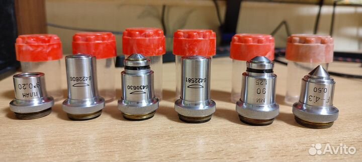 Объективы для микроскопа ломо и план