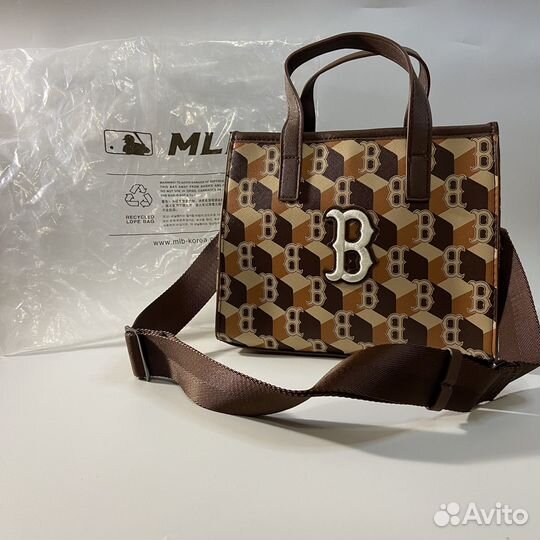 Сумка mlb monogram boston red sox