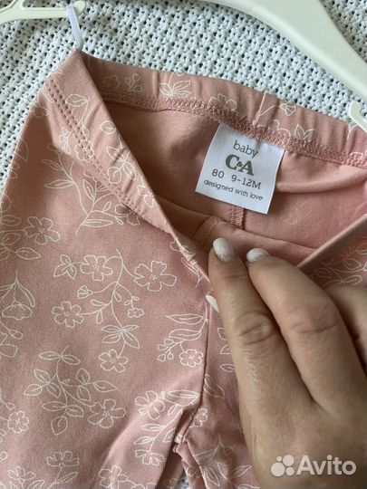 Комплект футболка для девочки 62 80 86