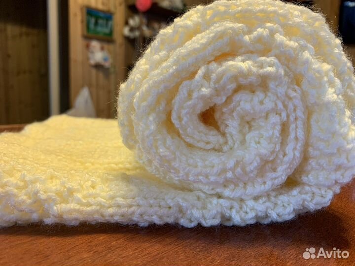 Плед вязаный