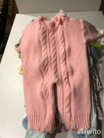 Детская одежда для девочек пакетом от 0-3мес