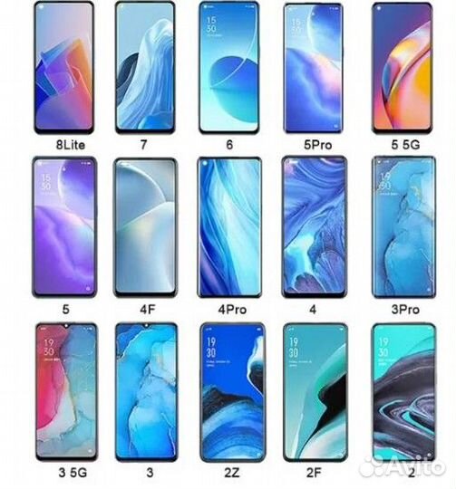 Oppo дисплей. Все модели
