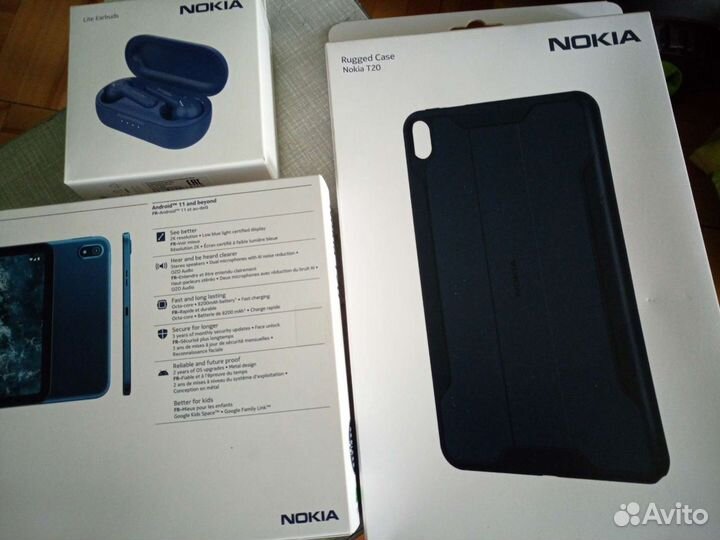 Новый Планшет nokia t20 4/64 чехол, наушники