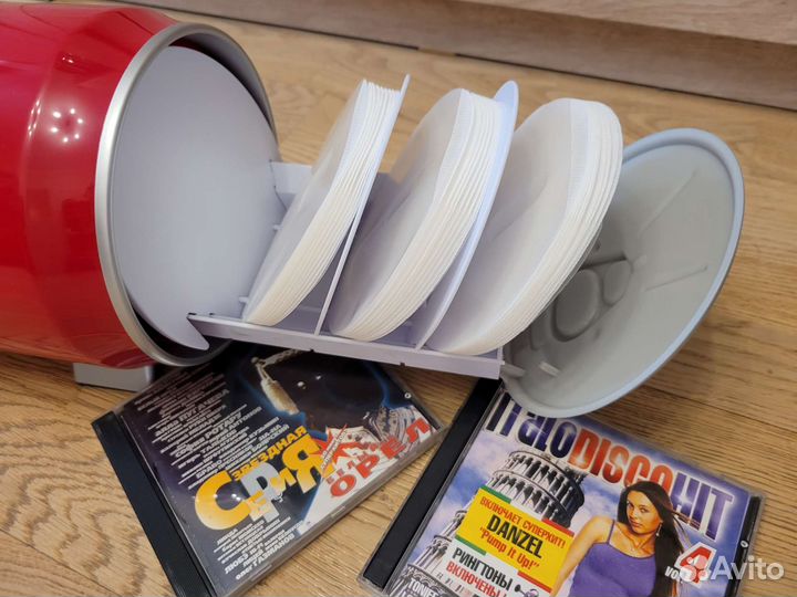 Контейнер-бокс для хранения CD и DVD дисков