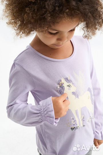 Лонги и лосины/комплект для девочки 92 С&А