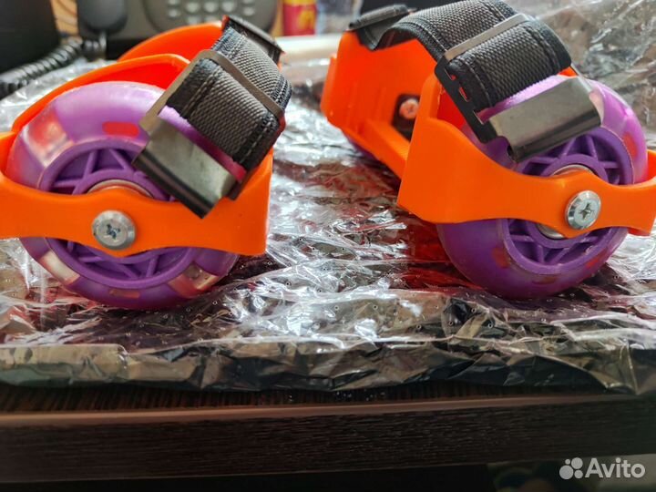 Ролики на обувь детские