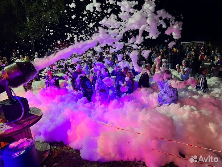 Пенная вечеринка с ведущим