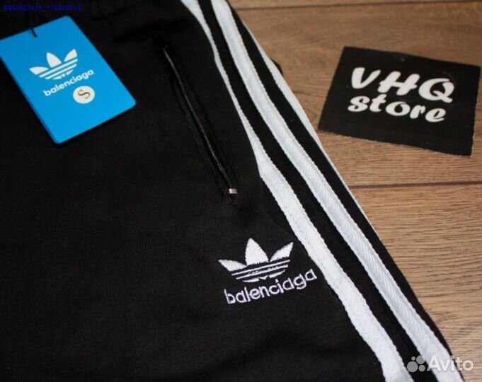 Широкие штаны Adidas x Balenciaga (Арт.80445)