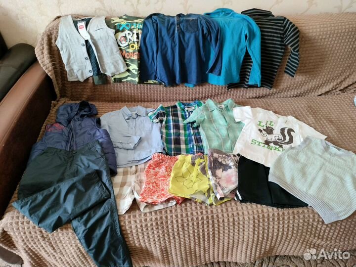 Пакет вещей на мальчика 3-4 года (17 вещей)