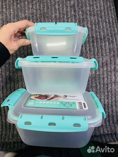 Набор контейнеров 3 шт