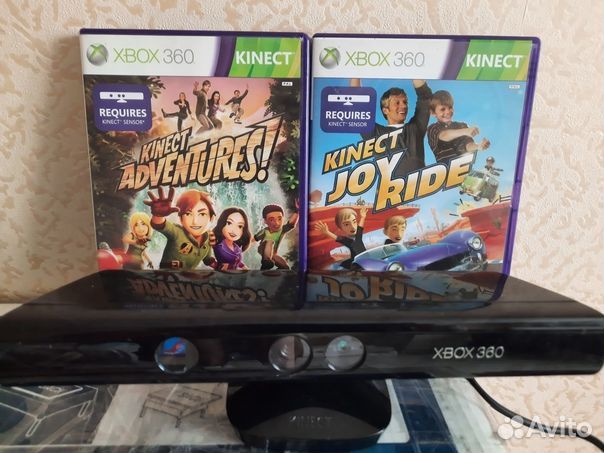 Xbox 360 kinect + 2 игры