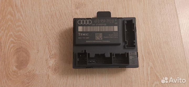 Блок управления двери Audi A6 C6 4F2