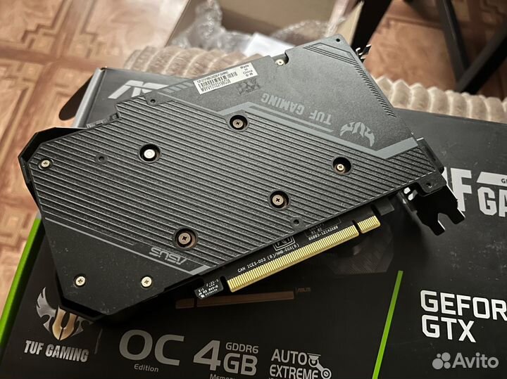 Видеокарта GTX 1650 asus tuf gaming