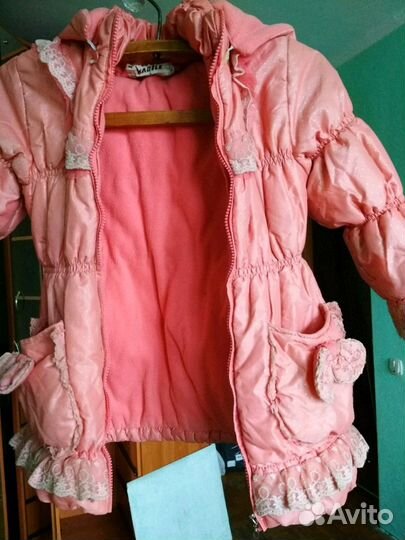 Куртка 130 см зима, холод.осень