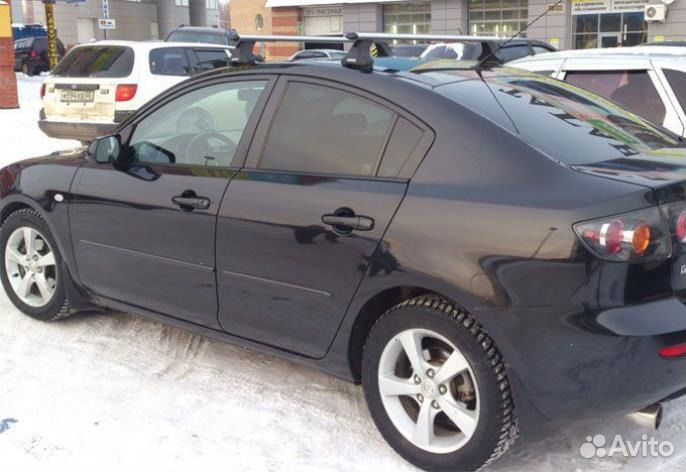 Багажник на крышу mazda 3 (2003-2009г алюминиевый)