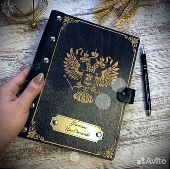 Ежедневник из дерева (береза)