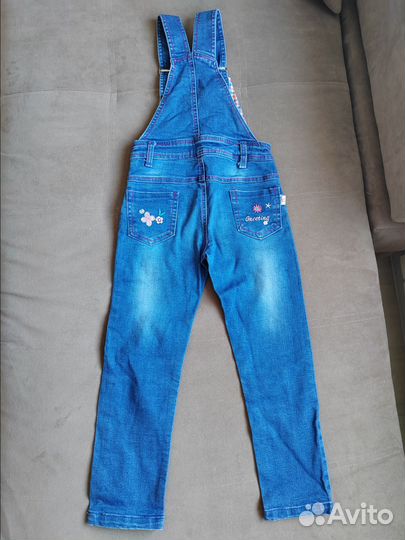 Джинсовый комбинезон для девочки