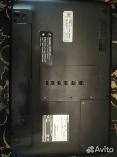 Ноутбук toshiba satellite l750d-10x