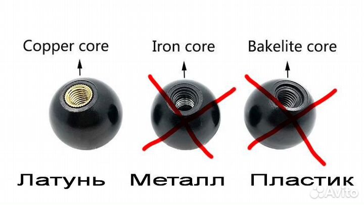 Круглая ручка для станка и точилки, Бакелит