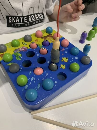 Развивающие игрушки магнитная рыбалка