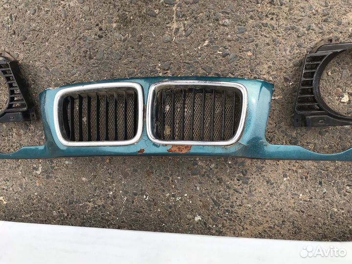 Широкая морда капот рест бмв е34