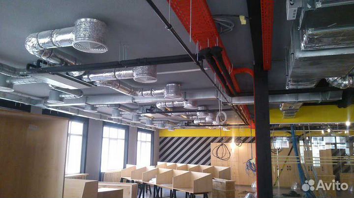 Вентиляция. В тц, промышленная, обслуживание