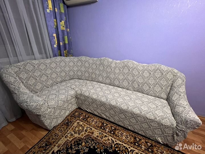 Чехол на угловой диван бу