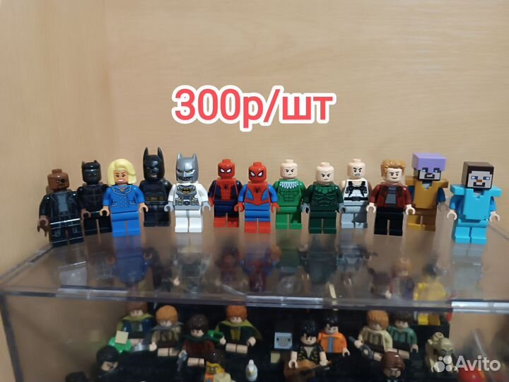 Lego минифигурки (100шт)