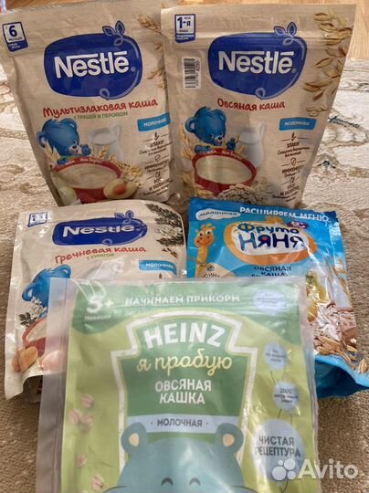 Детские каши молочные