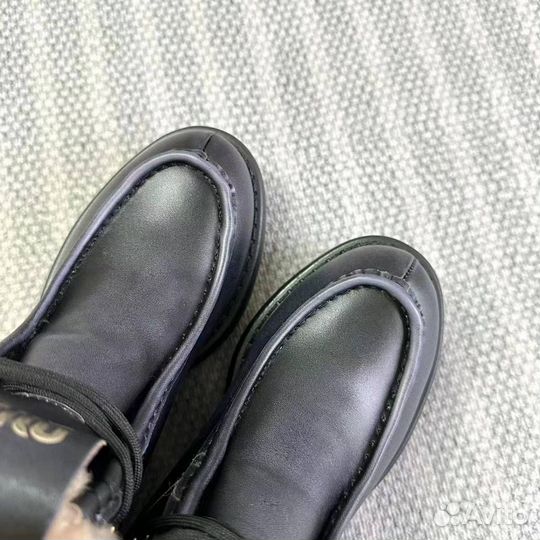 Ботинки женские на меху Miu Miu