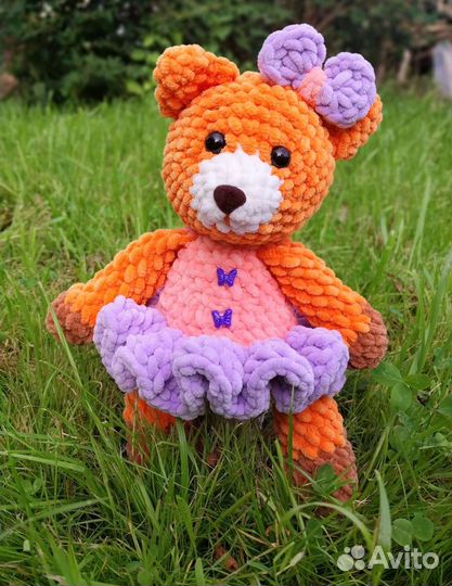 Вязаная лисичка