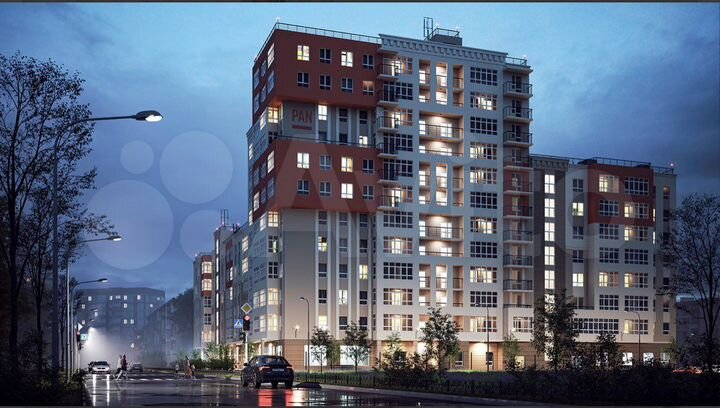 1-к. квартира, 30 м², 10/12 эт.