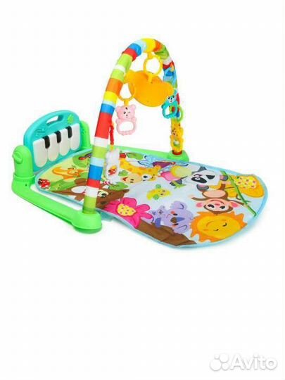 Детский игровой коврик с пианино