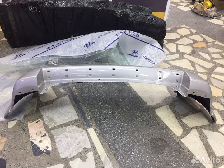 Задний бампер hyundai tucson 05- под расширитель