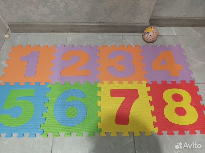 Мягкий коврик пазл