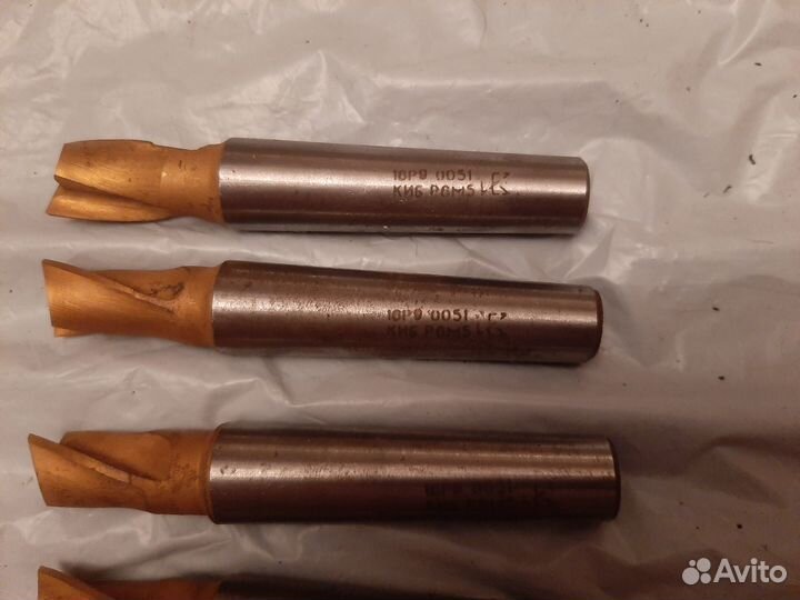 Большие сверла с конусом, фрезы СССР лот